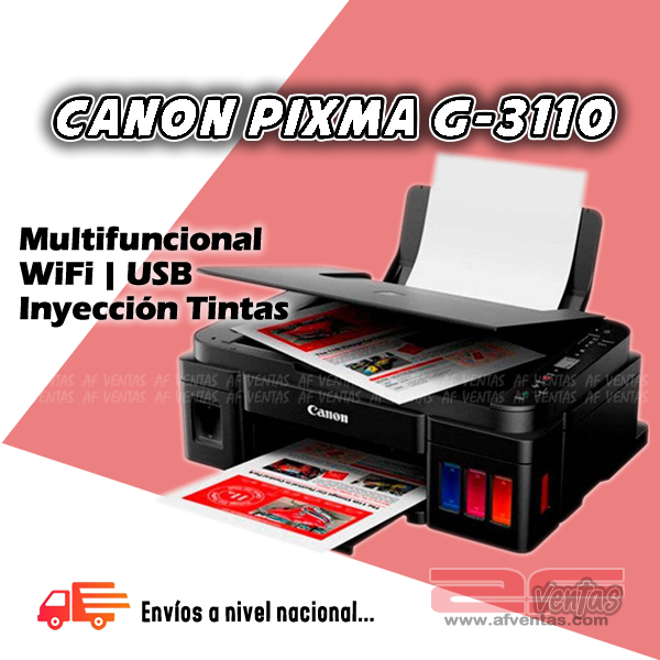 Impresora Multifuncional Canon Pixma G-3110 - 2315C004AB