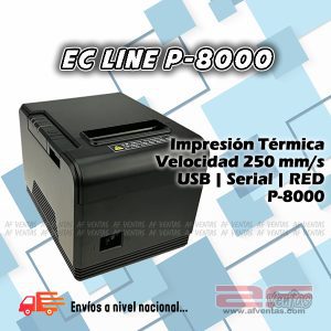 Impresora Térmica EC Line P8000