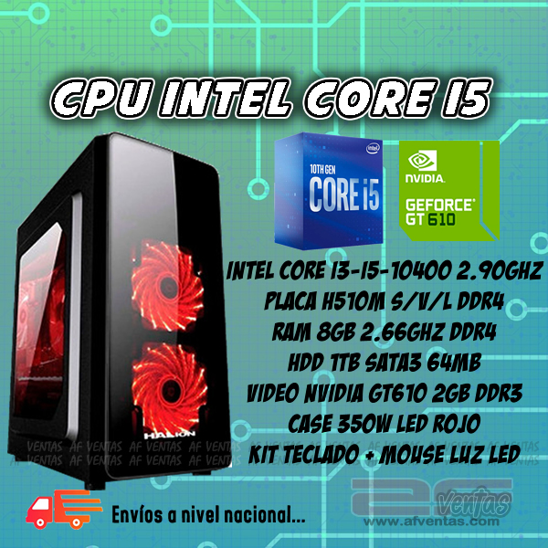 PC Intel Core i5 - 10° Generación - CPU
