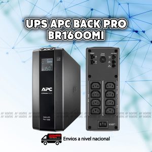 UPS APC Back Pro BR1600MI de 1600VA/960W