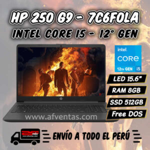 Laptop HP 250 G9 - 7C6F0LA
