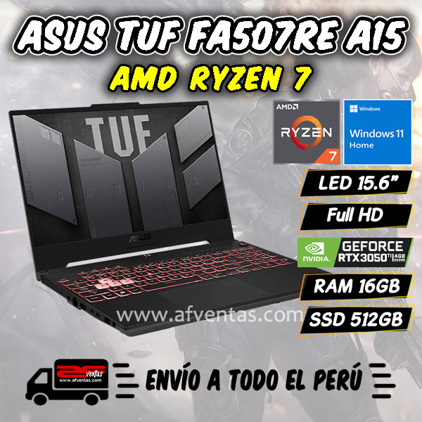 Laptop Gaming Asus TUF FA507RE A15.R73050T