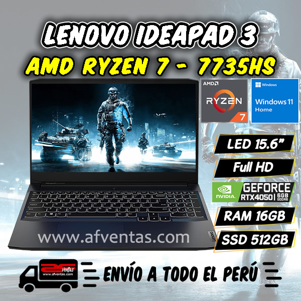 Laptop Gaming Lenovo IdeaPad 3 - 82SB00K9US
