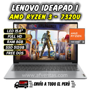 Laptop Lenovo IdeaPad 1 15AMN7 - 82VG00HALM | AF Ventas Peru | Venta de laptos y PCs