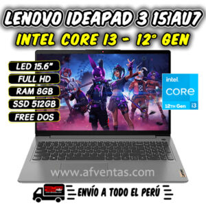 Laptop Lenovo IdeaPad 3 15IAU7 – 82RK00WCLM | Venta de Laptops y PCs | AF Ventas Peru