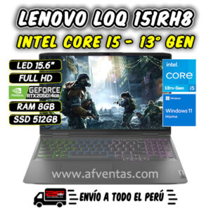 Laptop Gaming Lenovo LOQ 15IRH8 - 82XV000VUS