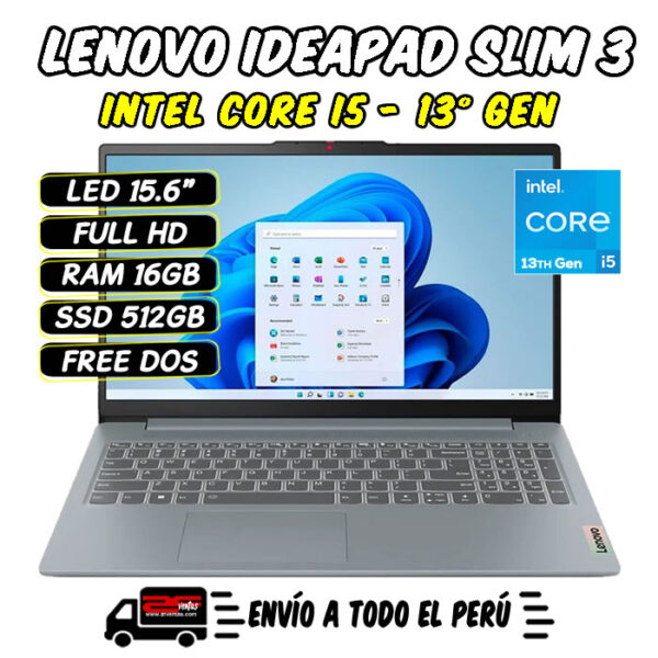 Laptop Lenovo IdeaPad Slim 3 - 82X7009JLM - Venta de Laptops y Computadoras - Af Ventas Peru - Lima Peru