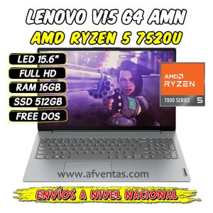 Laptop Lenovo V15 G4 AMN - 82YU00XYLM | Venta de Laptops Lenovo | AF Ventas Peru