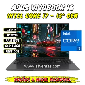 Laptop ASUS Vivobook 16 - 90NB10N3-M01VD0 | Venta de Laptops Asus | AF Ventas Peru