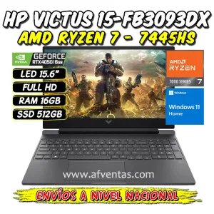 Laptop Gaming HP Victus 15-FB3093DX – BM4X8UA | Venta de Laptops Gaming HP | AF Ventas Peru