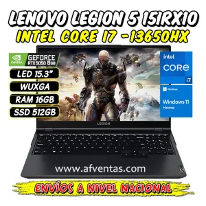 Laptop Gaming Lenovo Legion 5 15IRX10 - 83LY00DFUS | Venta de Laptops HP | AF Ventas Peru