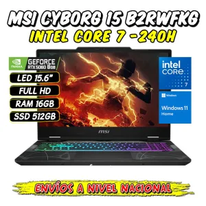 Laptop Gaming MSI Cyborg 15 B2RWFKG 071US | Venta de Laptops HP | AF Ventas Peru