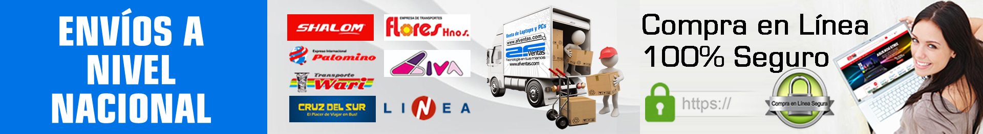 Envios Peru | Venta de Laptops y PCs | AF Ventas Peru